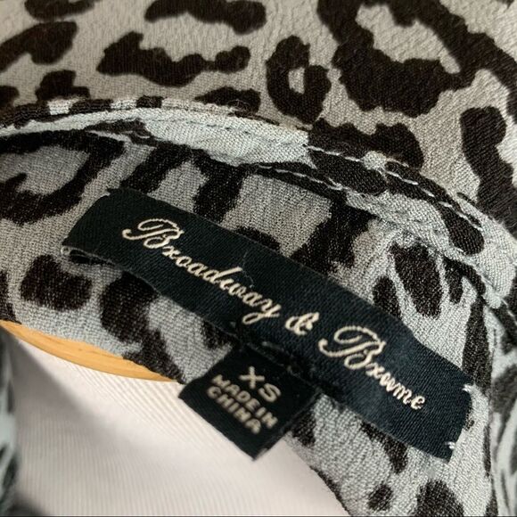 Madewell Broadway & Broome leaopard print shift dress xs - Picture 6 of 7